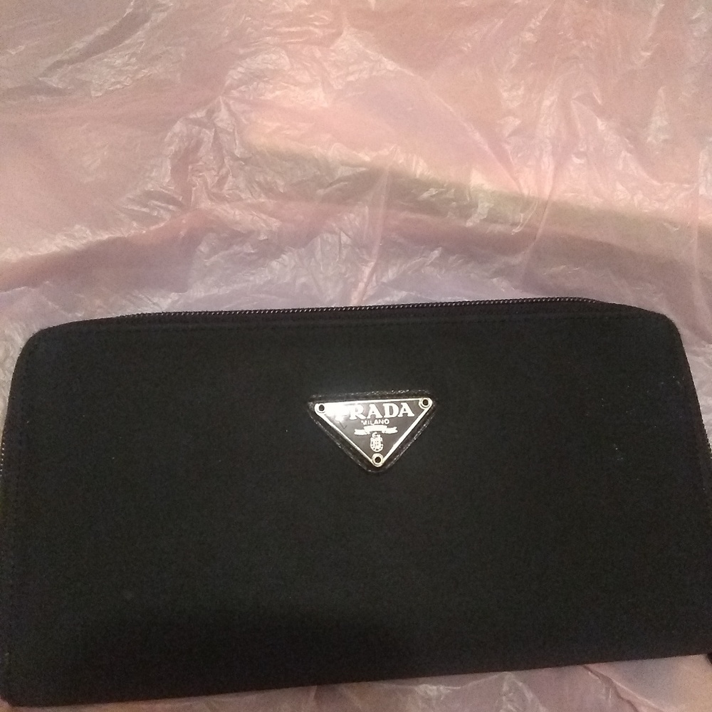 Vintage PRADA black wallet